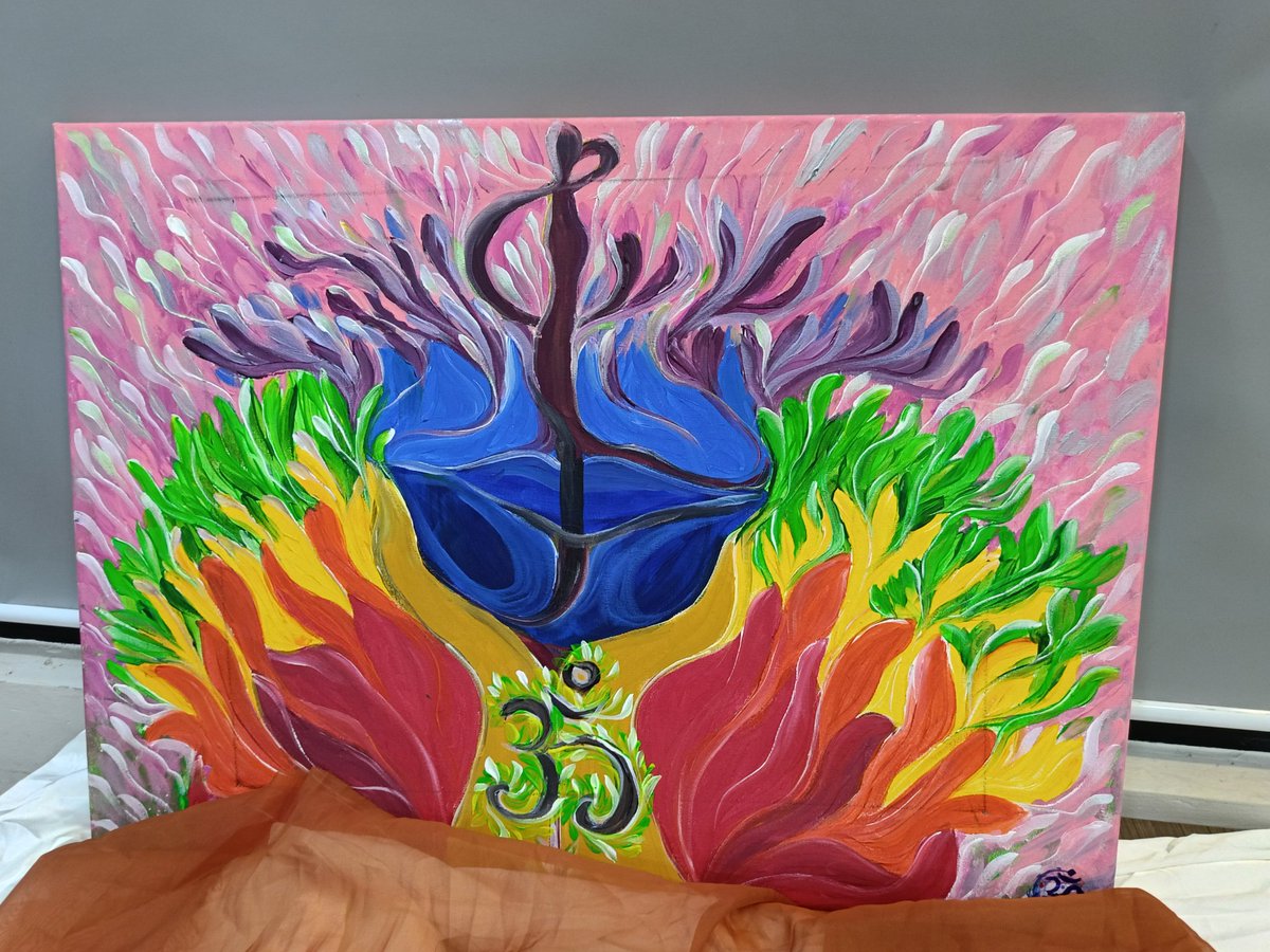 SensoUrufu's tweet image. These are the last two stunning paintings in the exhibition.
#art #painting