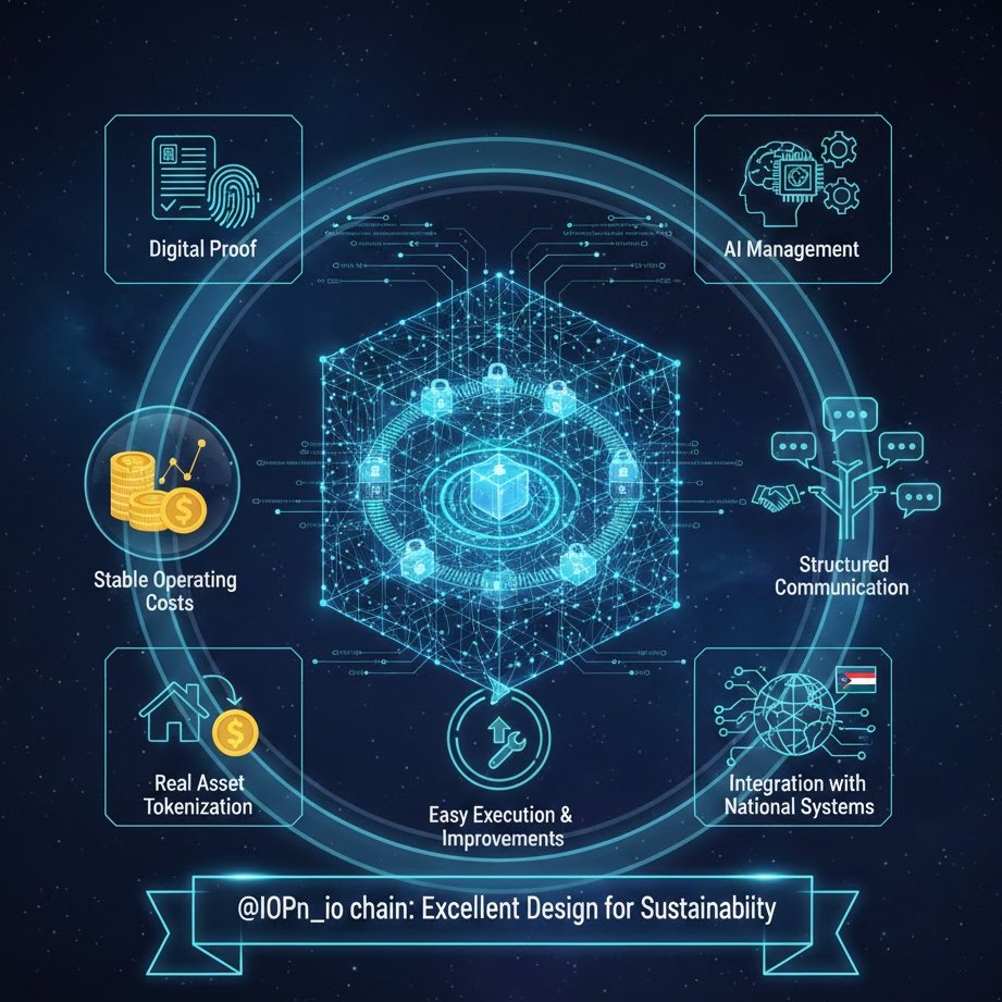 Matez61337's tweet photo. Blockchain is designed to create rules, making it a network structure that generates fairness – its fairness comes from the rules themselves, not from external enforcement. 

This can provide: 
• Consistent transaction verification times • Stable operating costs 

• Structured communication methods based on transactions 

• Easy execution and improvements 

• Open chains offering compliance and balance: real-time facts, low execution costs, modular scalability, and high communication efficiency. 

This technology can support digital proof, AI management, real asset tokenization, and integration with national systems. 

The sustainability of the network comes from this. Additionally, the @IOPn_io chain provides this through excellent design.