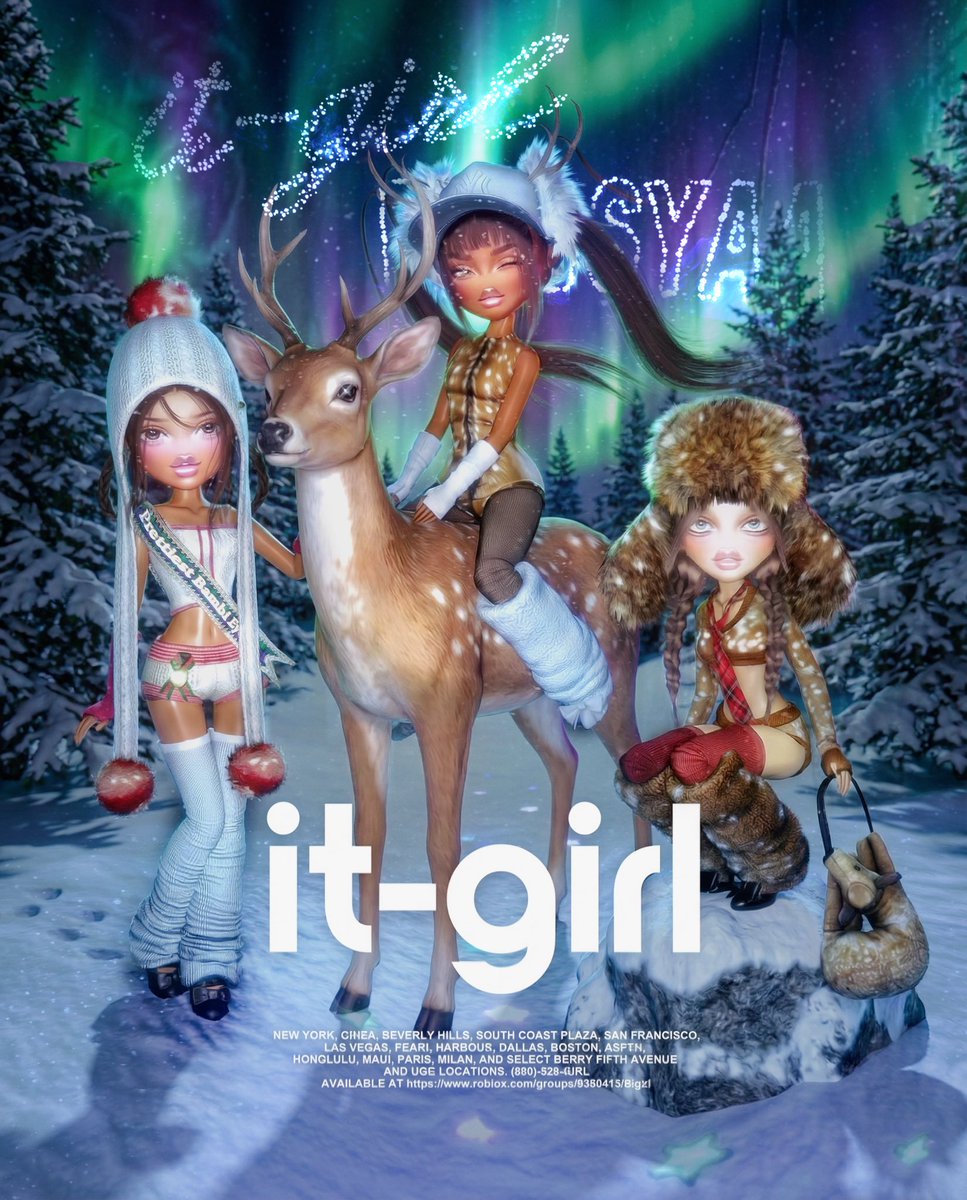 Be in It-Girl for the holidays, Be an It Girl every day~ It Girl FW25 “Chalet Et Mori” is available for order this winter season!