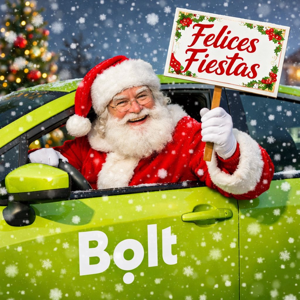 AIRONGLITCH's tweet photo. Día 24 de Diciembre y trabando desde las 7:30 de la mañana para que podáis juntaros esta noche buena con vuestros seres queridos
Os deseo una muy feliz Noche Buena y Navidad 🎁🎄 #Bolt #BoltDriver @boltapp https://t.co/c6imkSB5ro