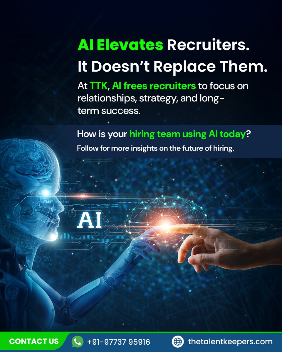 keepers_talent's tweet photo. At The Talent Keepers, we leverage recruitment technology and HR analytics to support modern hiring strategies and future-ready workforce planning.

Follow for more insights on the future of hiring.

#thetalentkeepers #recruitmentagency #hiring #staffing #AI https://t.co/jlLAObNk11