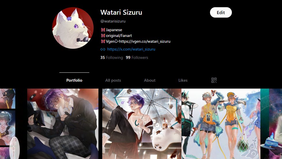 渉しづる tweet media