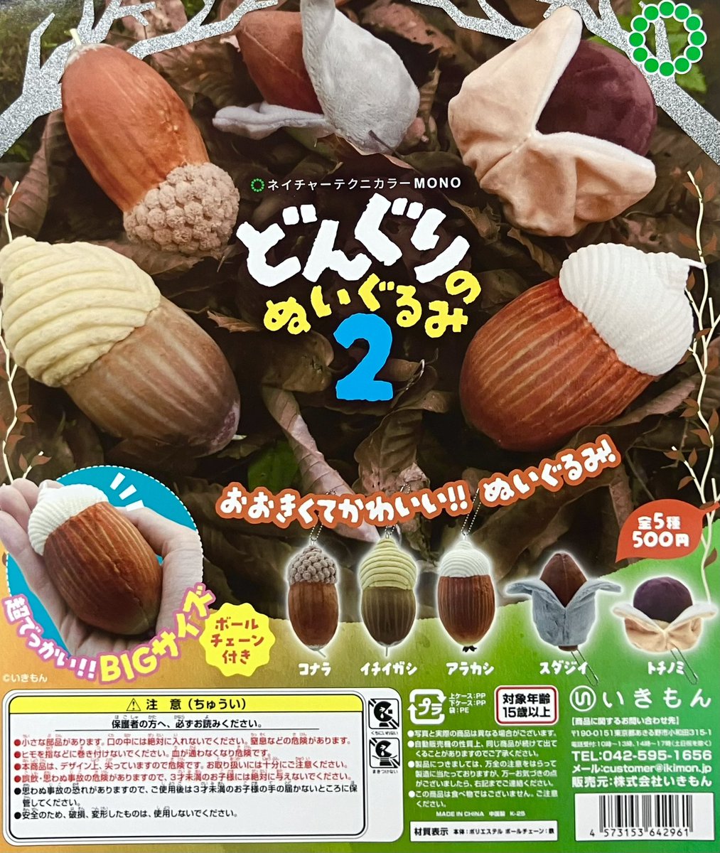 どんぐり ガシャポンのデパート #BIGFUN平和島店 ⭐️本日の入荷情報13