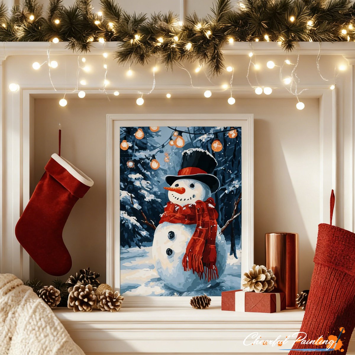 ccc1465741's tweet image. 🎄 When your snowman is more festive than you are… 😂
Twinkling lights, cozy vibes, and a countdown to Christmas! Only 2 days to go! ☃️✨
🖇️：cheerfulpainting.com #paintbynumbers #DIY #painting #christmasdecor #ChristmasGiftIdeas
