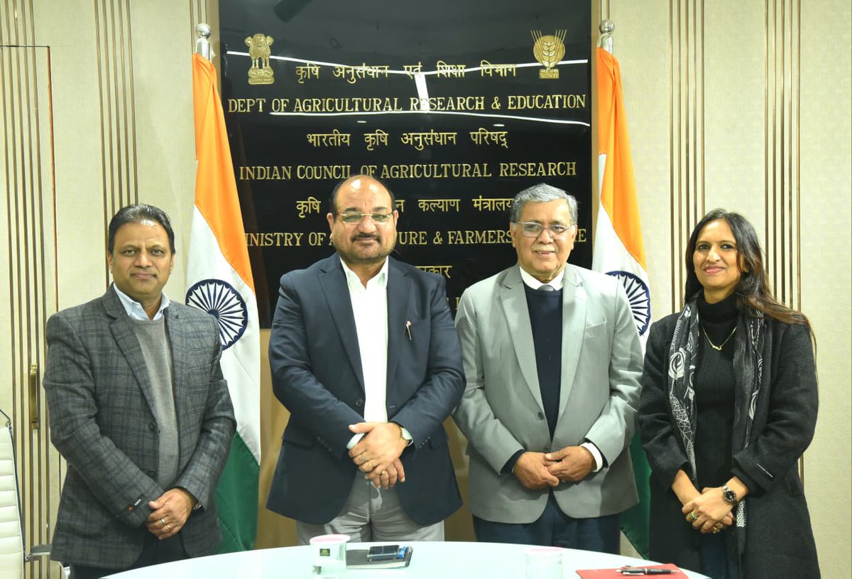 Indian Council of Agricultural Research. tweet media