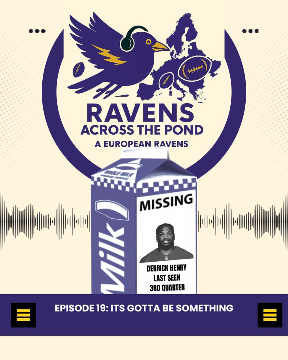 RavensATP's tweet image. Episode 19 - Its gotta be something

The lads discuss another 4th quarter lead blown and the fallout from a poor season, Tune in now.

youtube.com/live/21-_UHDkw…

Also on Spotify, Apple and anywhere else you get your podcasts from. MERRY CHRISTMAS from all us Across the Pond 💜💜💜