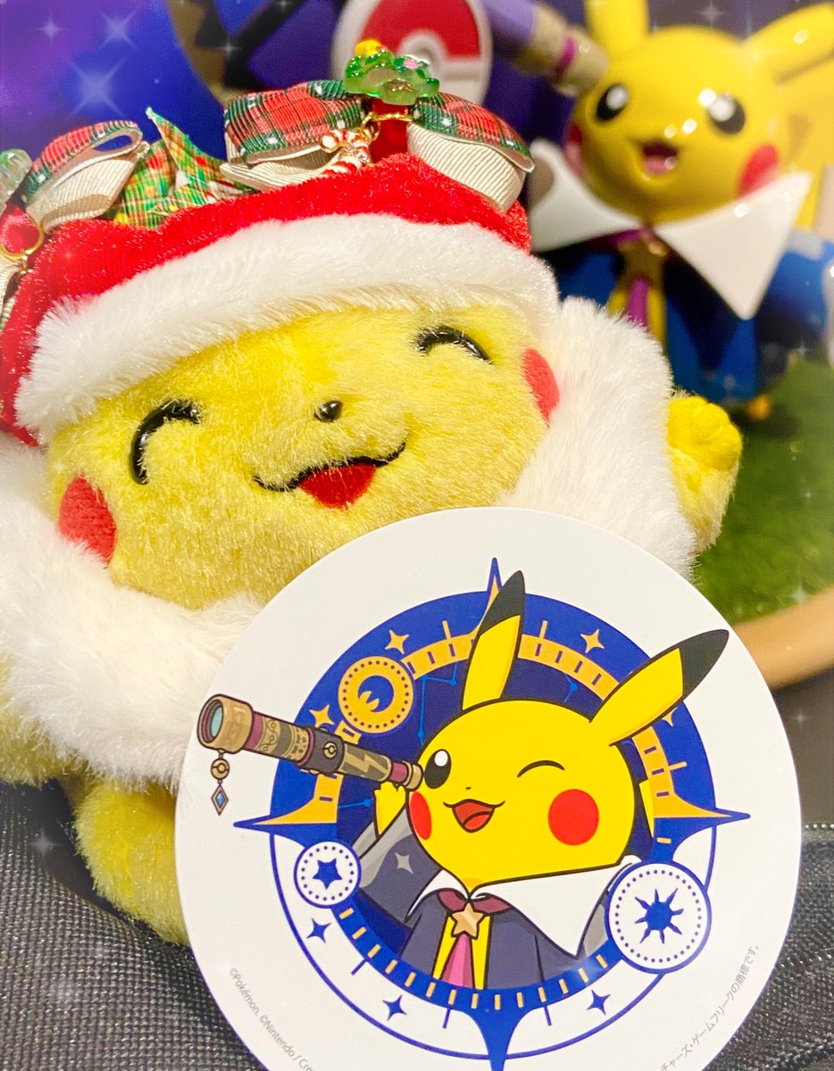 ポケモン天文台に来たよ🔭💛 本日配布開始のコースターGETでチュウ.ᐟ