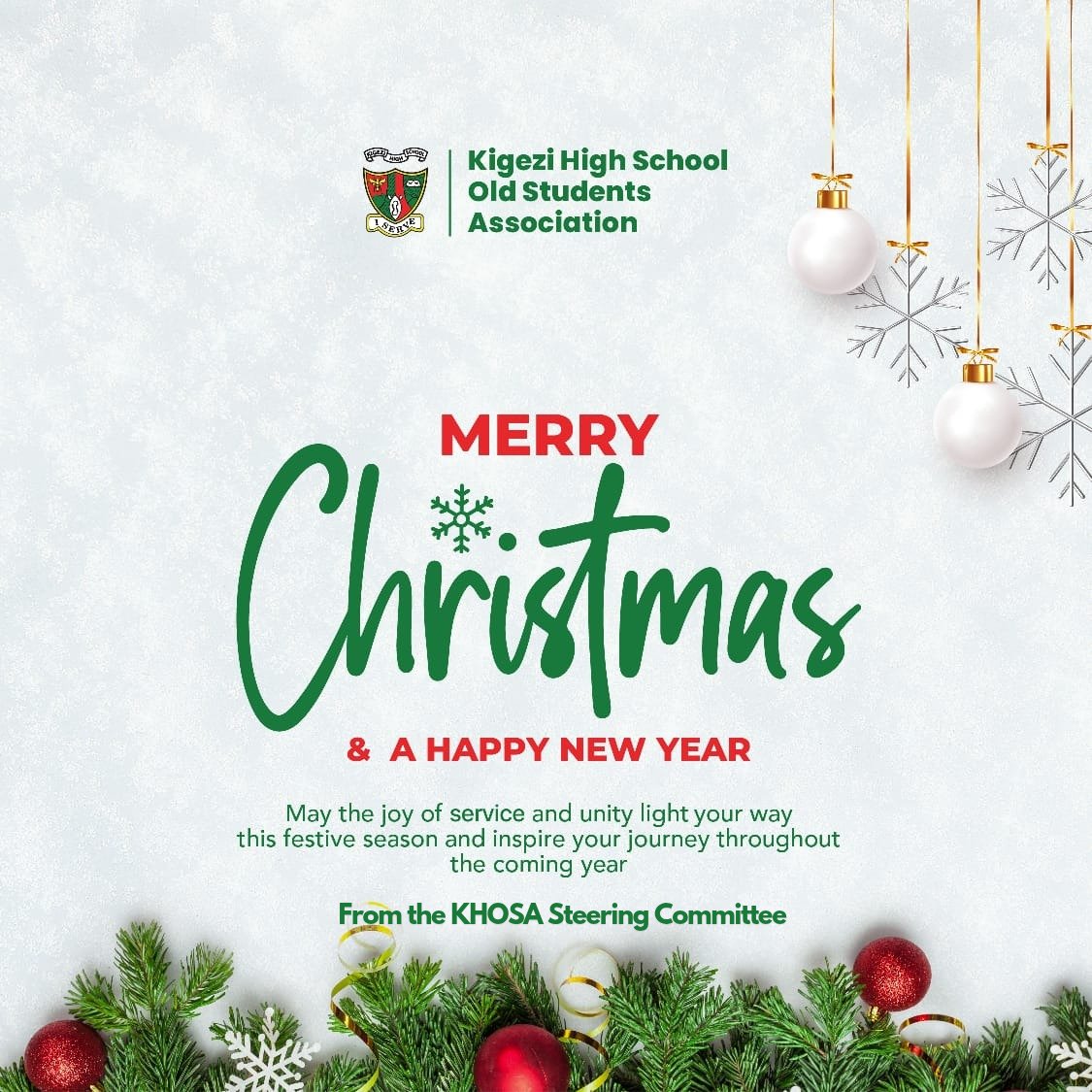 As 2025 comes to a close, we reflect with gratitude on the past years, filled with remarkable achievements. 

Together, we have celebrated milestones, strengthened various bonds, and contributed to the growth of our alma mater ...

Full message here; facebook.com/share/p/1CFmSZ…