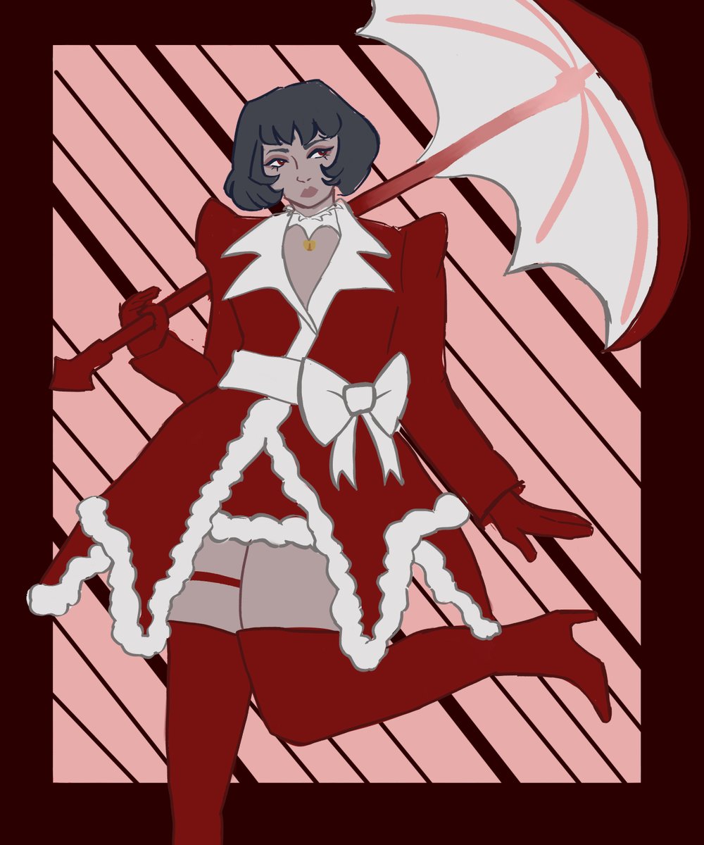goth__moth_'s tweet photo. Christmas Mina :D #deadlock #deadlockfanart https://t.co/LKCigB05o4
