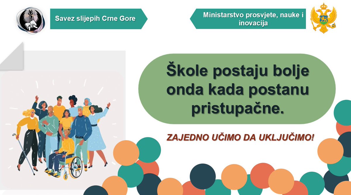 ☝️Škole postaju bolje onda kada postanu pristupačne.