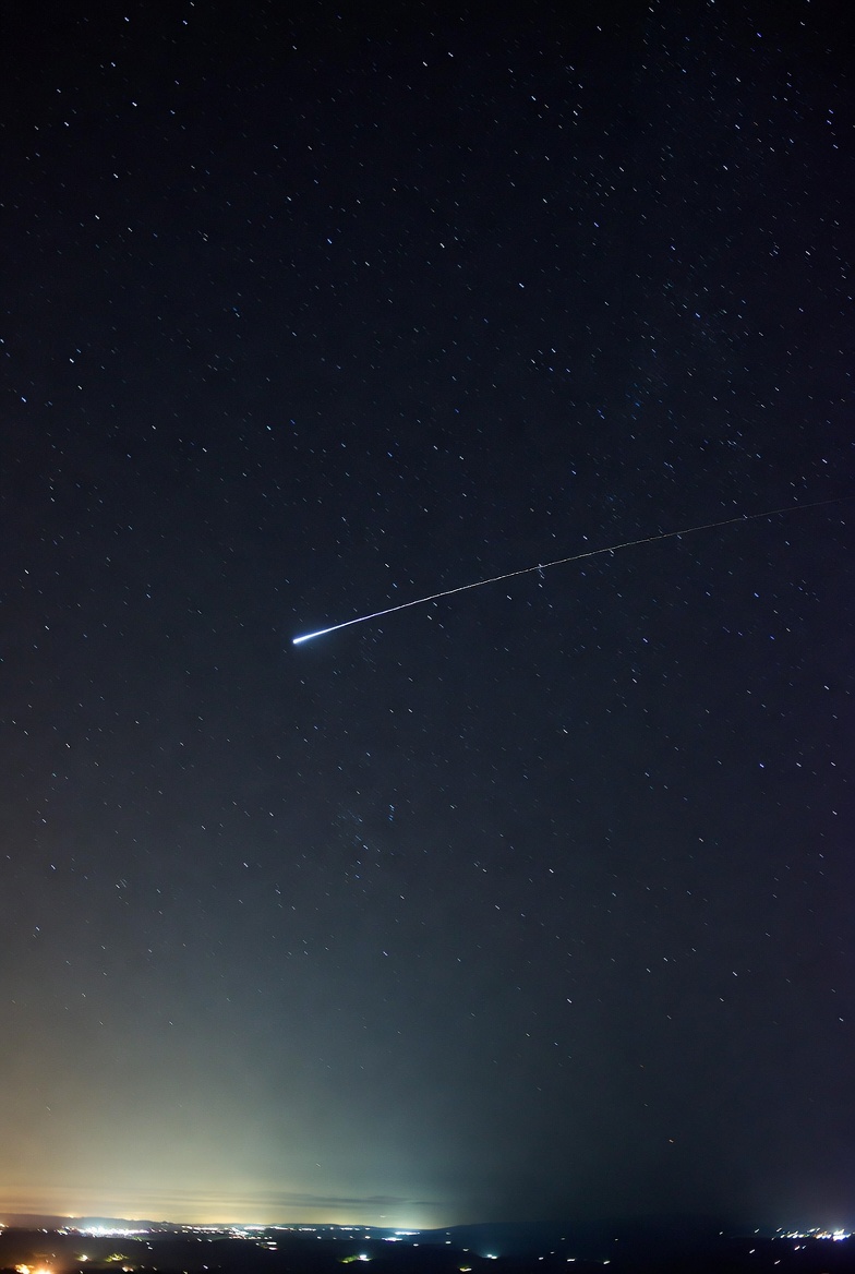 Seeing the <a href="/Space_Station/">International Space Station</a> fly across the sky never gets old. I saw it this morning just after 5am above Oldham/Manchester, heading ESE.

By the time I went to the toilet and logged on, it was already heading over the Mediterranean. Amazing!