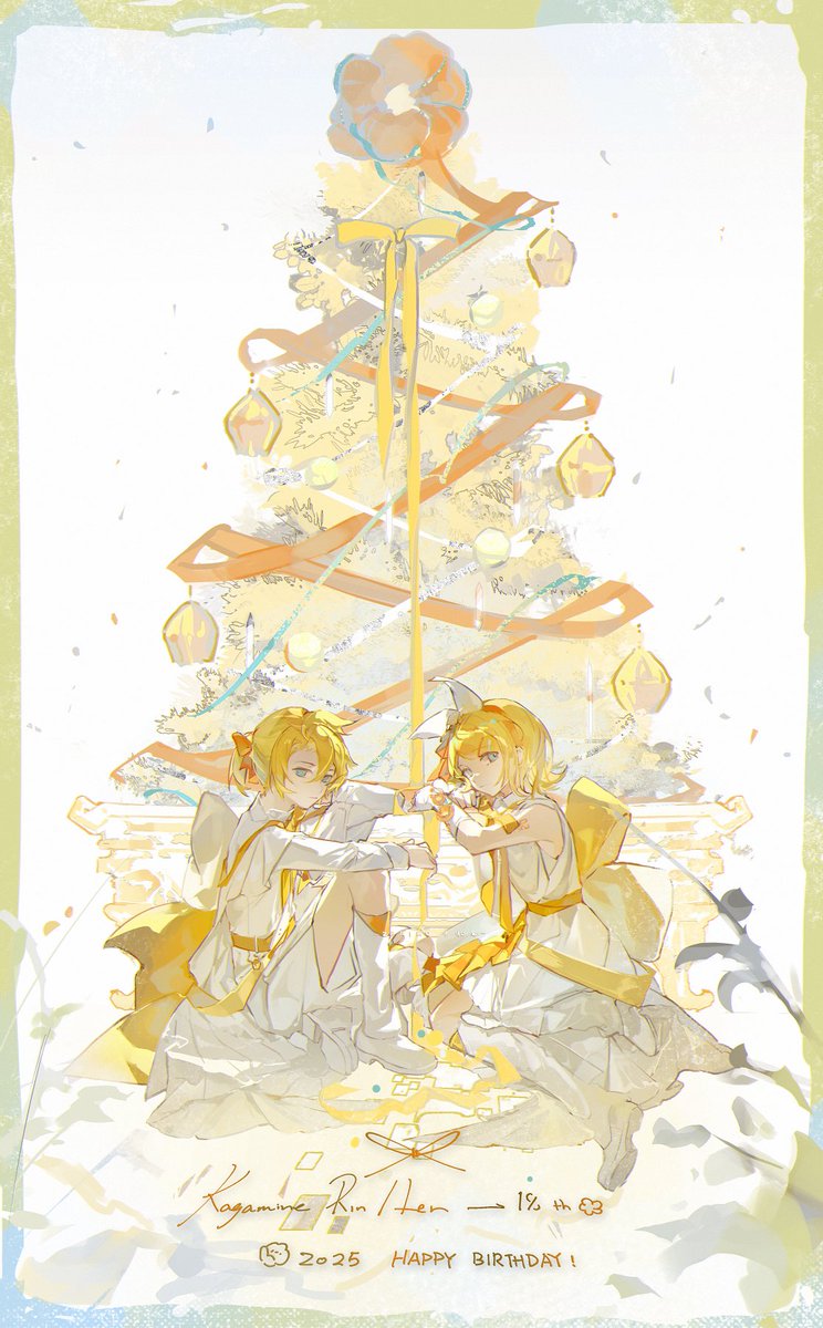 zeriko7's tweet image. #鏡音リン  #鏡音レン

Merry Christmas-金色圣诞💫