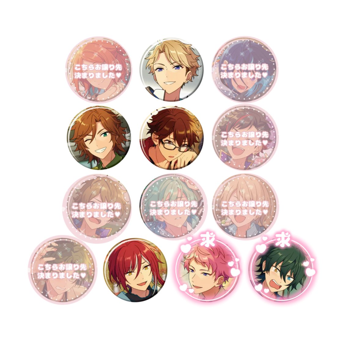 千秋　缶バッジ　shuffle casual 104個　値下げご相談ください 千秋 缶バッジ shuffle casual 104個 値下げご相談ください