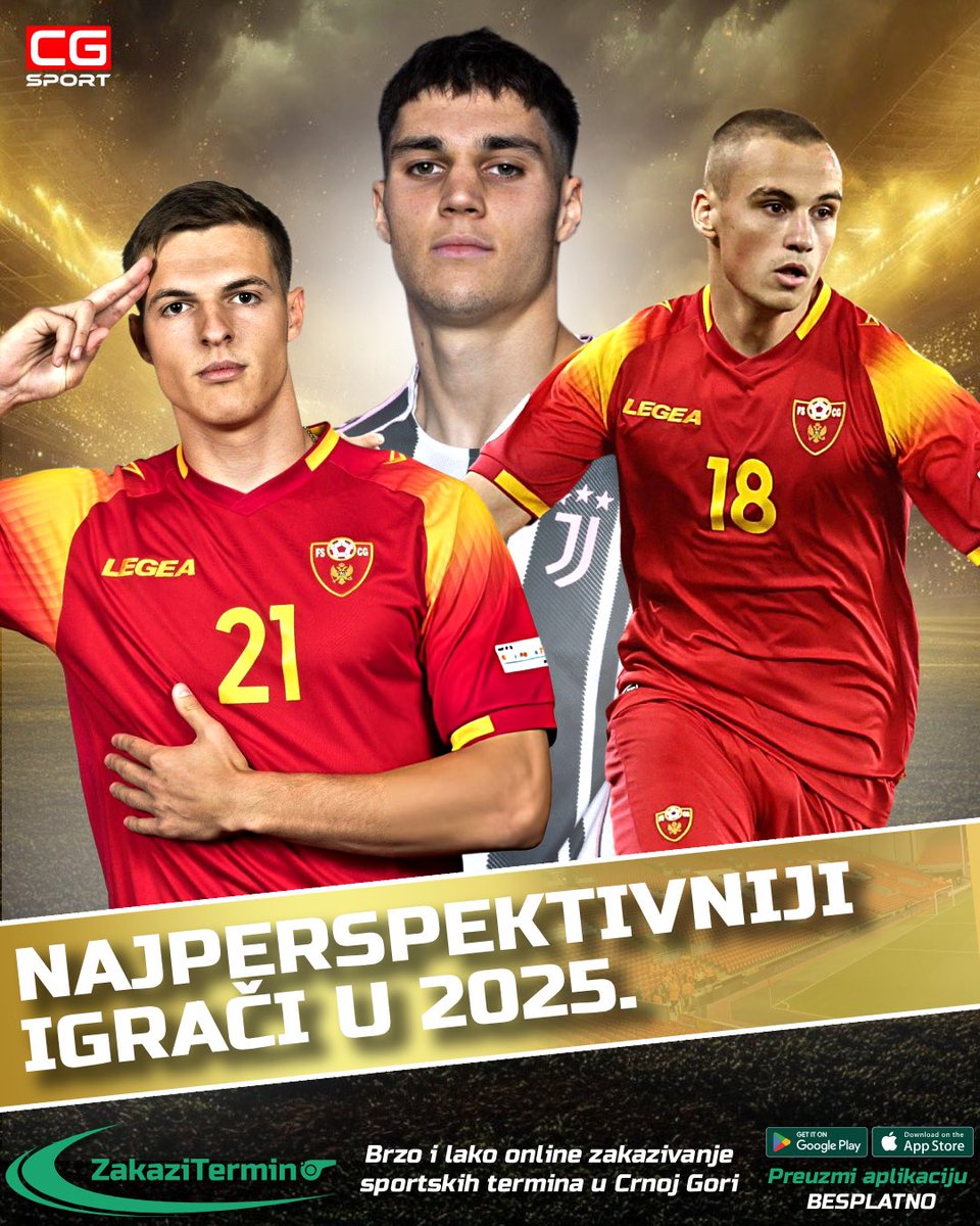 cgsportme's tweet photo. Andrej Kostić, Vasilije Adžić i Lazar Savović najperspektivniji su igrači za 2025. godinu, odlučio je #FSCG! 🇲🇪 https://t.co/EolsF8u0nw