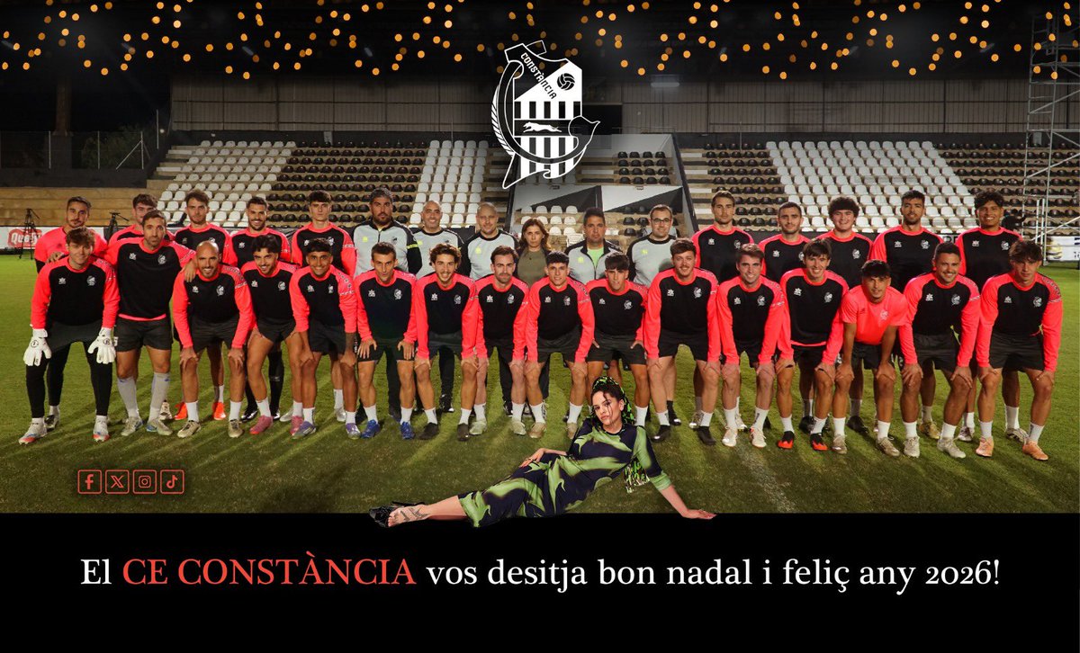 Des del CE Constància vos desitjam unes bones festes i un feliç 2026! 🤍🖤

👉🏼 La convidada al Cristmas d’enguany ho ha petat! Segur que vos sona.

Molts d’anys! 🫶🏼

#CreixemAmbTu