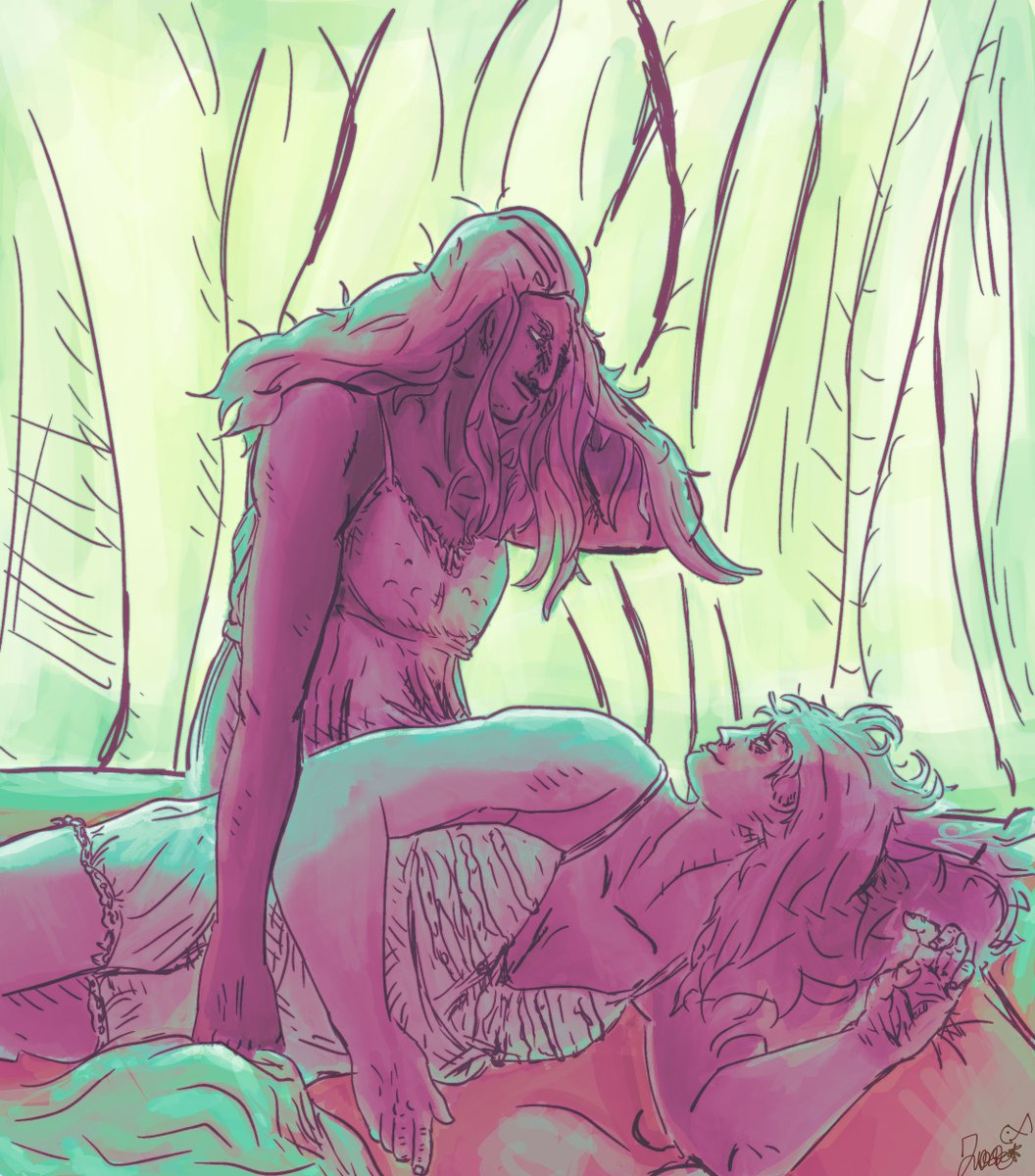 *blows dust off twitter account* uhm hi
Merry Christmas <a href="/lawkirami/">tako 🍊</a>!! I was your secret santa!! Here's some baller namivivi I drew for you!! It's criminal how little I draw them despite being m favourite gals... hope you have a yuriful holiday season!!
#onepiecesecretsanta2025