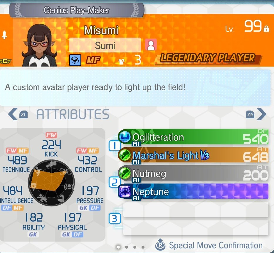 Misumi_Kirigaya's tweet image. EASY METHOD TO GRIND SPIRITS #InazumaEleven

Beef up a midfielder with 2 dribbles, one defense move and a hyper move bean them up, give proper equipment 

Focus battle against Falam Medius against Rondula and Gandares they dont have DF moves 

Have passive 37 at max

Via: @/s028y