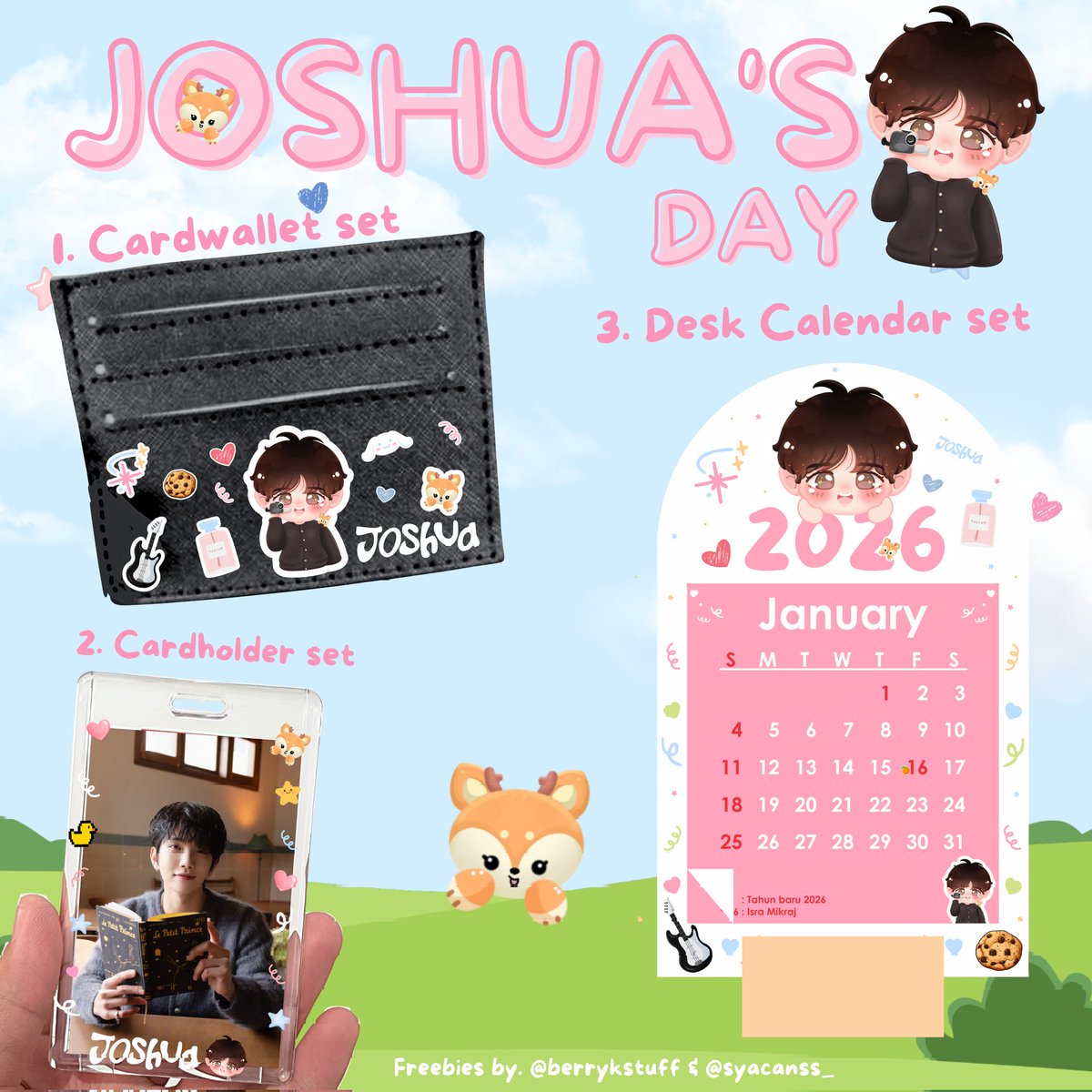 berrykstuff's tweet image. #TANYACARAT carat &amp;amp; jsss ada yang mau claim fribis joshua🦌 ini ga besok? More info bisa cek pinned aku yaa🥰