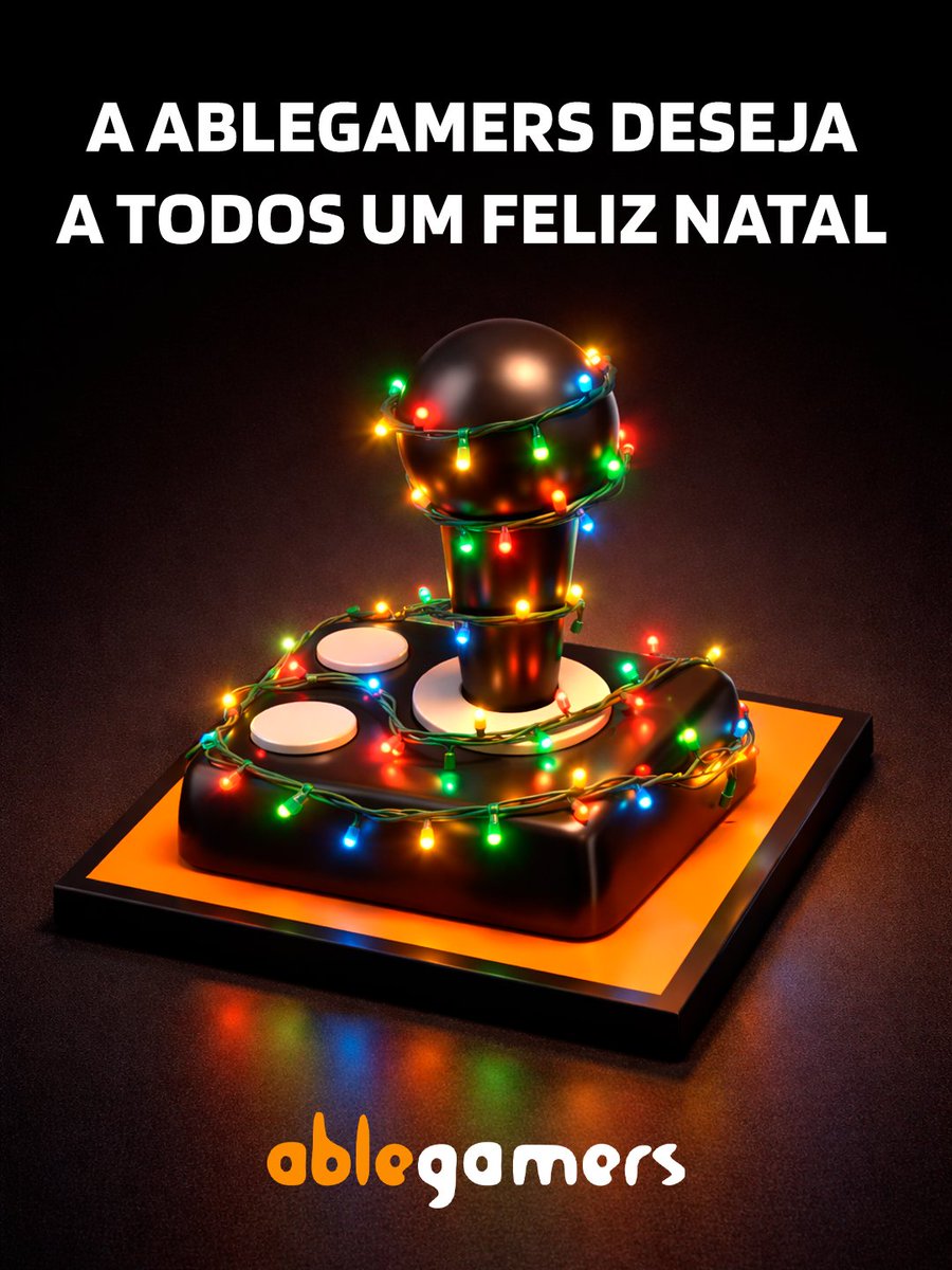 A AbleGamers deseja a todos um Feliz Natal repleto de alegria, inclusão e muitos momentos de diversão!

Vale lembrar que estamos de recesso e que todas as mensagens e emails serão respondidos após o dia 12 de janeiro quando retornamos. Boas Festas!