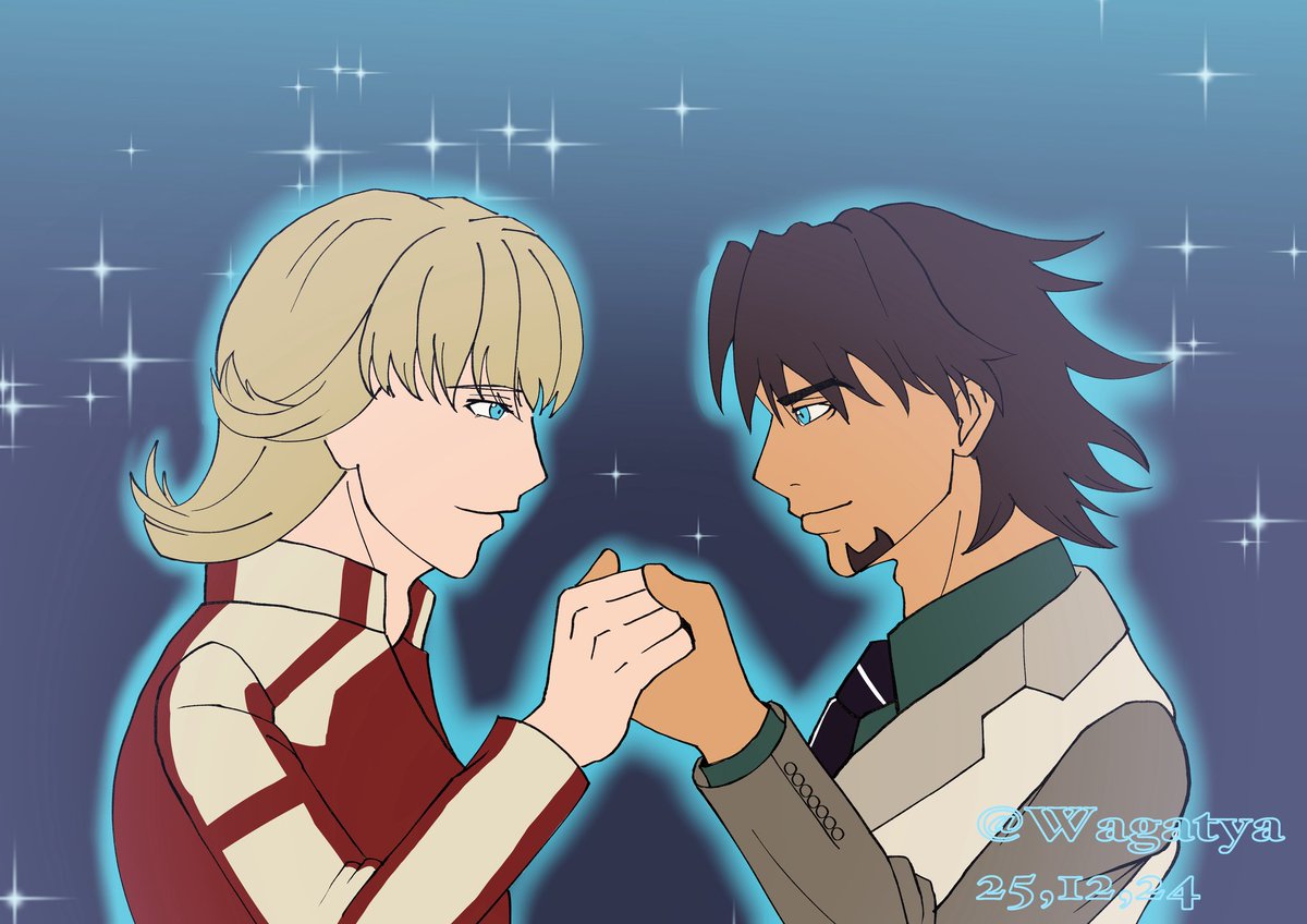 Wagatyatyatya's tweet image. 2期後の世界線で
「奇跡は宇宙だけじゃないよ🎶」って音楽流れてきそうな妄想垂れ流して再結成祝いとします
 #バディ再結成記念日