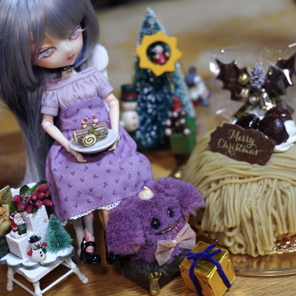 🎄も、モンブラン！🌰
.
#ハルモニアブルーム