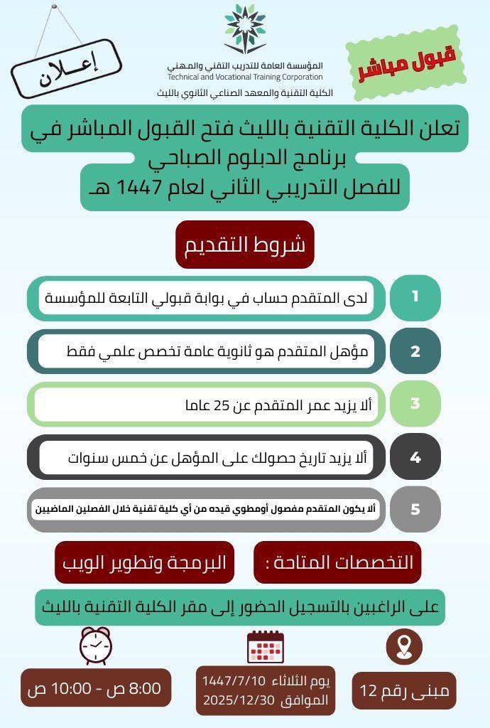عابر الكلية التقنية💻 tweet media