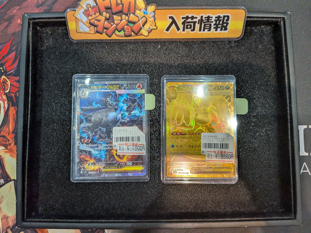 ポケカ ?入荷情報? メガカイリューex MUR メガリザードンXex SAR 