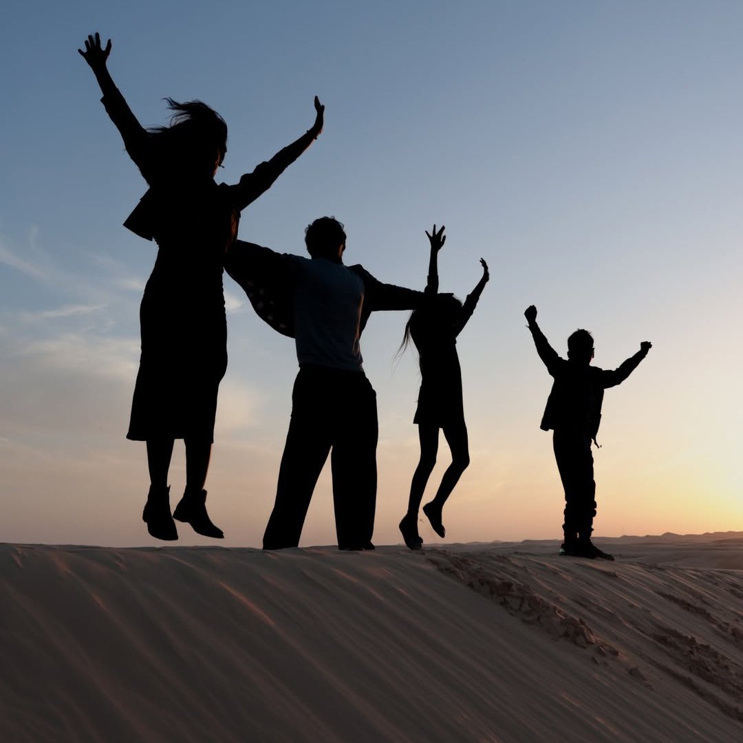 Perfect sand-tastic memories in the Arabian sands 🏜️  our perfect family man <a href="/saurabhraajjain/">Sourabh raaj jain</a> 

#SourabhRaajJain #yearend