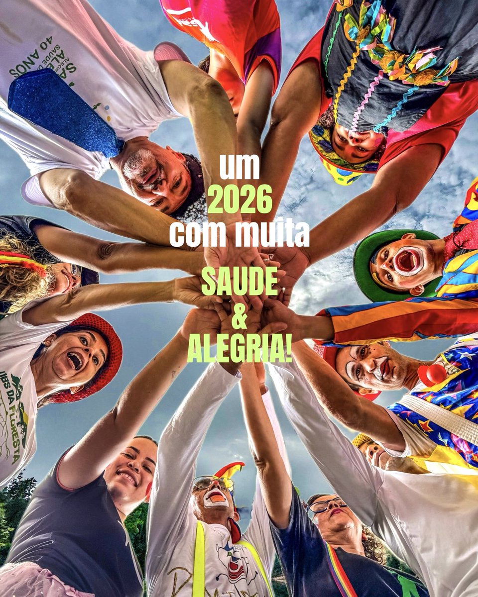 Desejando muita Saúde e Alegria pra tod@s vcs!