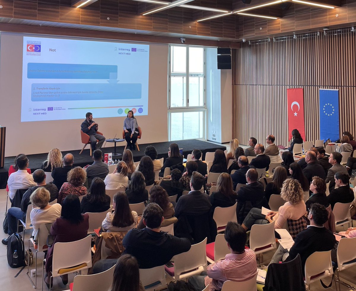 izmirism's tweet photo. Türkiye’nin ilk kez yer aldığı Interreg NEXT MED Akdeniz Havzası Programı kapsamında seçilen yararlanıcılara yönelik Ulusal Eğitim Günü, 4 Aralık 2025 tarihinde İzmir’de gerçekleştirildi.🇹🇷🇪🇺
@interregnextmed #InterregNEXTMED #CAREMED #NationalTrainingDay #MADE4MADE #IzmirHealth https://t.co/adJN1GBvsL