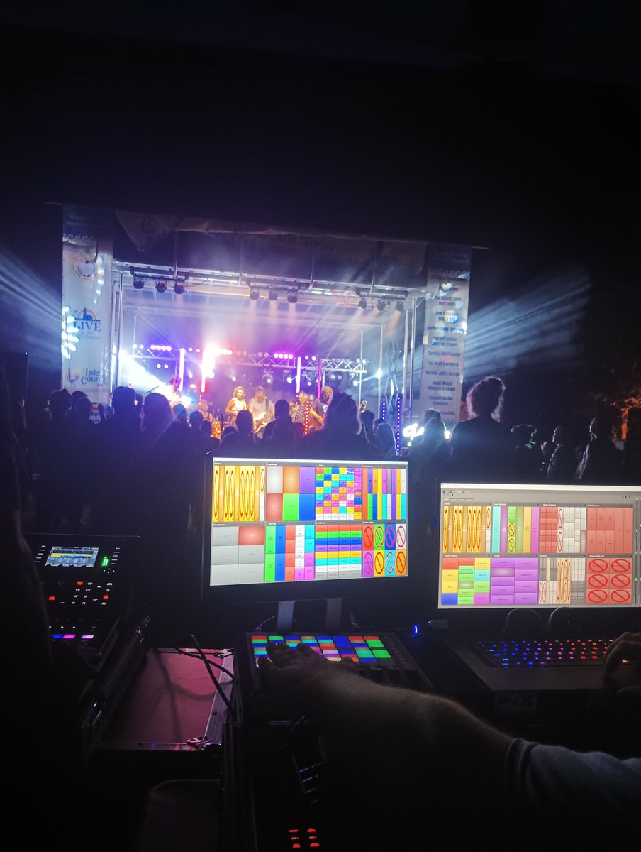 SkudaProduction's tweet image. Next up on my lighting plots of 2025 we have Jam by the Sand Music Festival at Fairport Harbor! With acts including BIG IN JAPAN, The Jaded Lips, and The Vindys crushing it on our stage, it was a blast lighting this festival!
📷 Fairport Harbor Arts and Culture Alliance