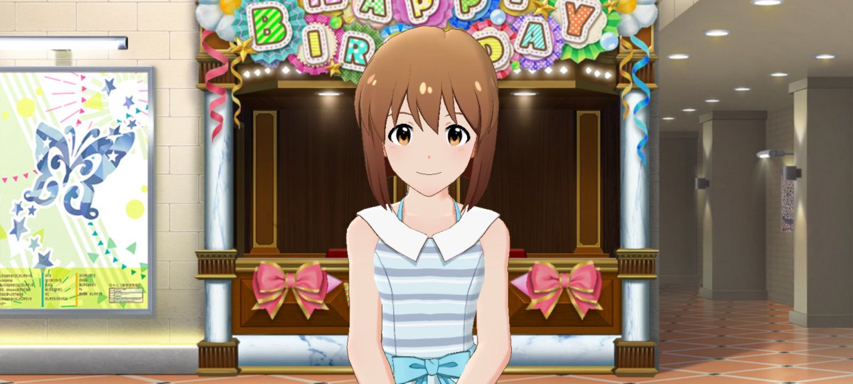 雪歩誕生日おめでとう！❄️🎉 
#ミリシタ #萩原雪歩生誕祭2025