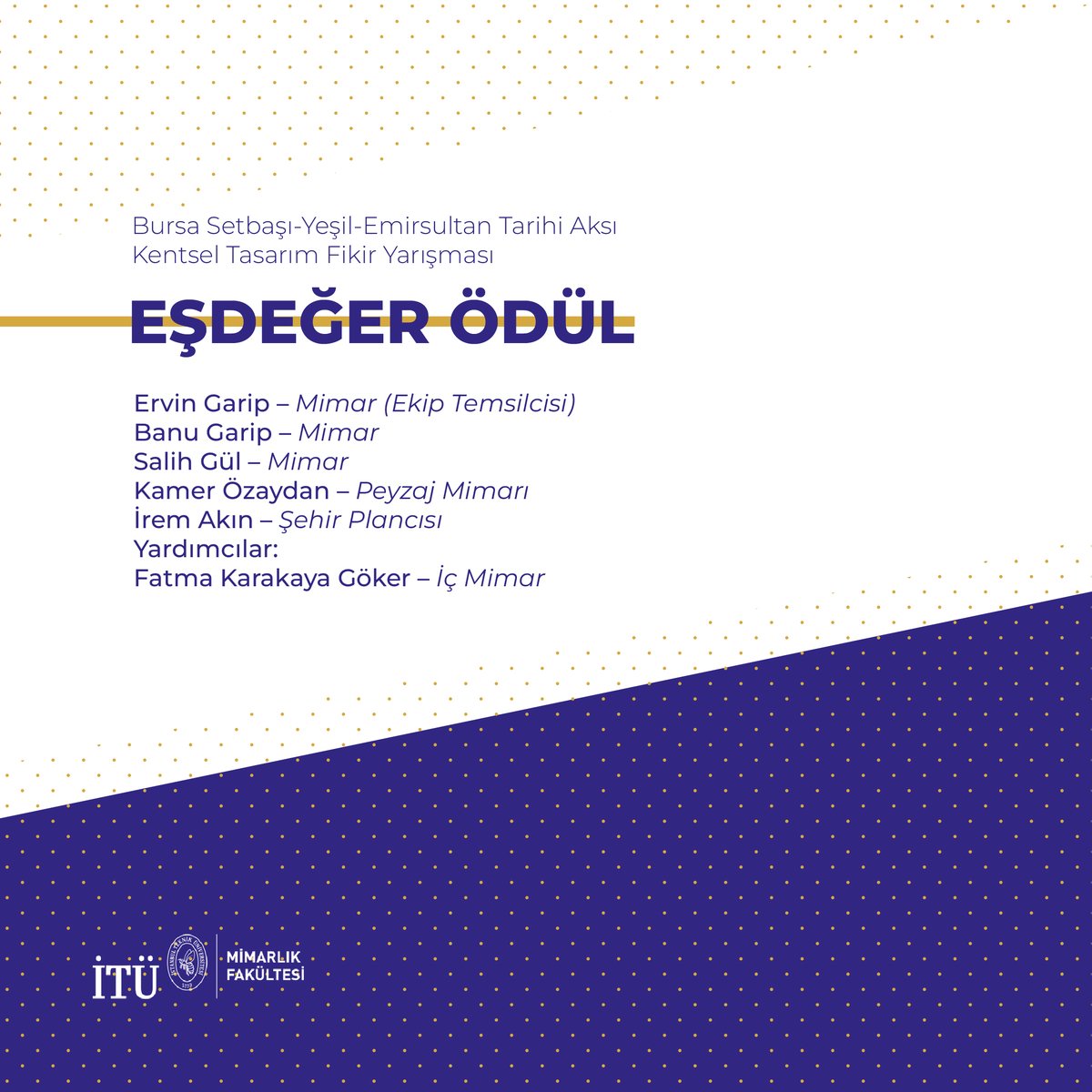 İTÜ Mimarlık Fakültesi tweet media