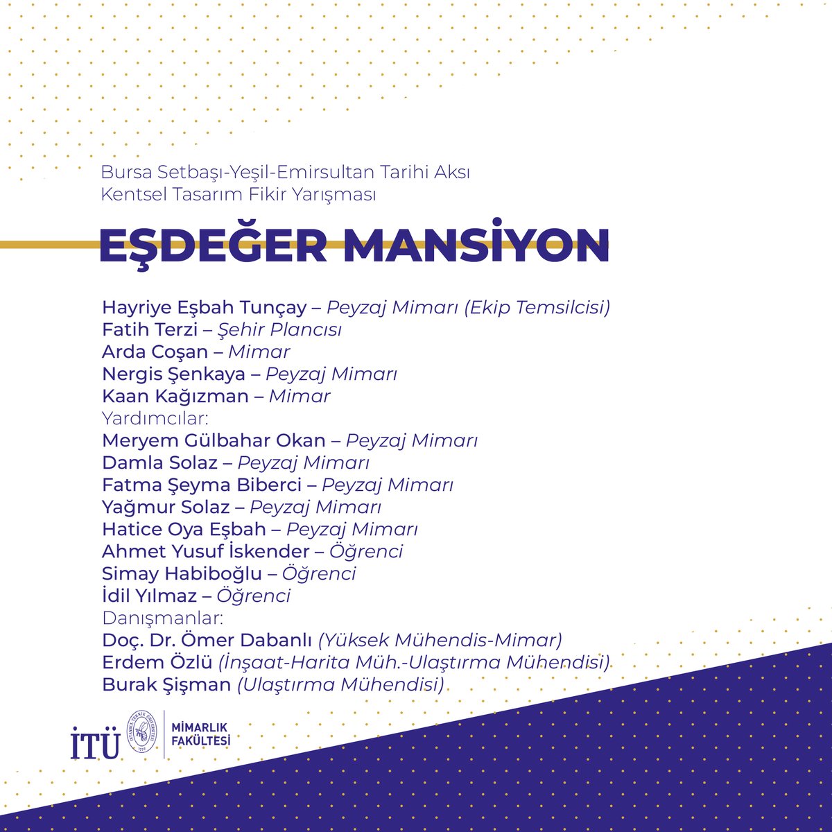 İTÜ Mimarlık Fakültesi tweet media