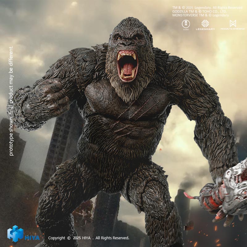 Godzilla vs. Kong – Hiya Toys Kong 2.0 Figure toyark.com/2025/12/24/god… #toyark #actionfigures