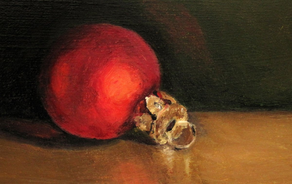This little bulb stands for all the bulbs that are put too much or too little on trees, wreaths, windowsills and other places because we’ve got too much space or none at all. Think about the last ones.
May the 2026 be better! #christmas #2026 #bulb #oilpainting #wishes #nospace