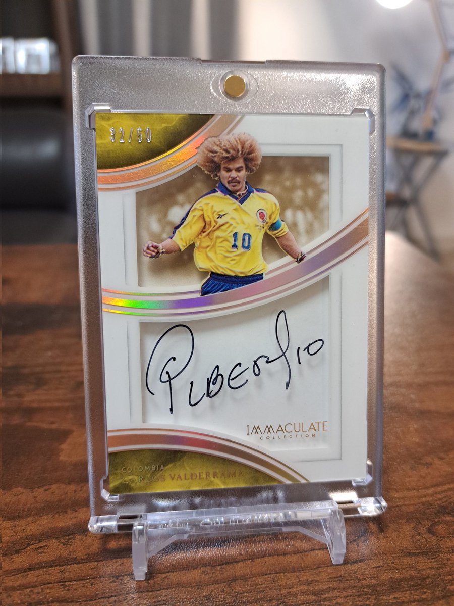 カルロス・バルデラマ 直筆サイン Carlos Valderrama コロンビア カルロス・バルデラマ 直筆サイン Carlos Valderrama コロンビア
