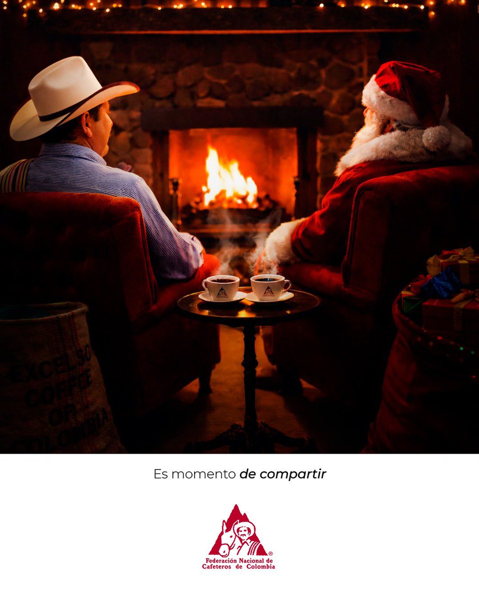 Ellos saben lo que hacen.
Hoy se unen y comparten con lo mejor de Colombia: el café. 

¡Feliz Navidad! ☕️🇨🇴🎄