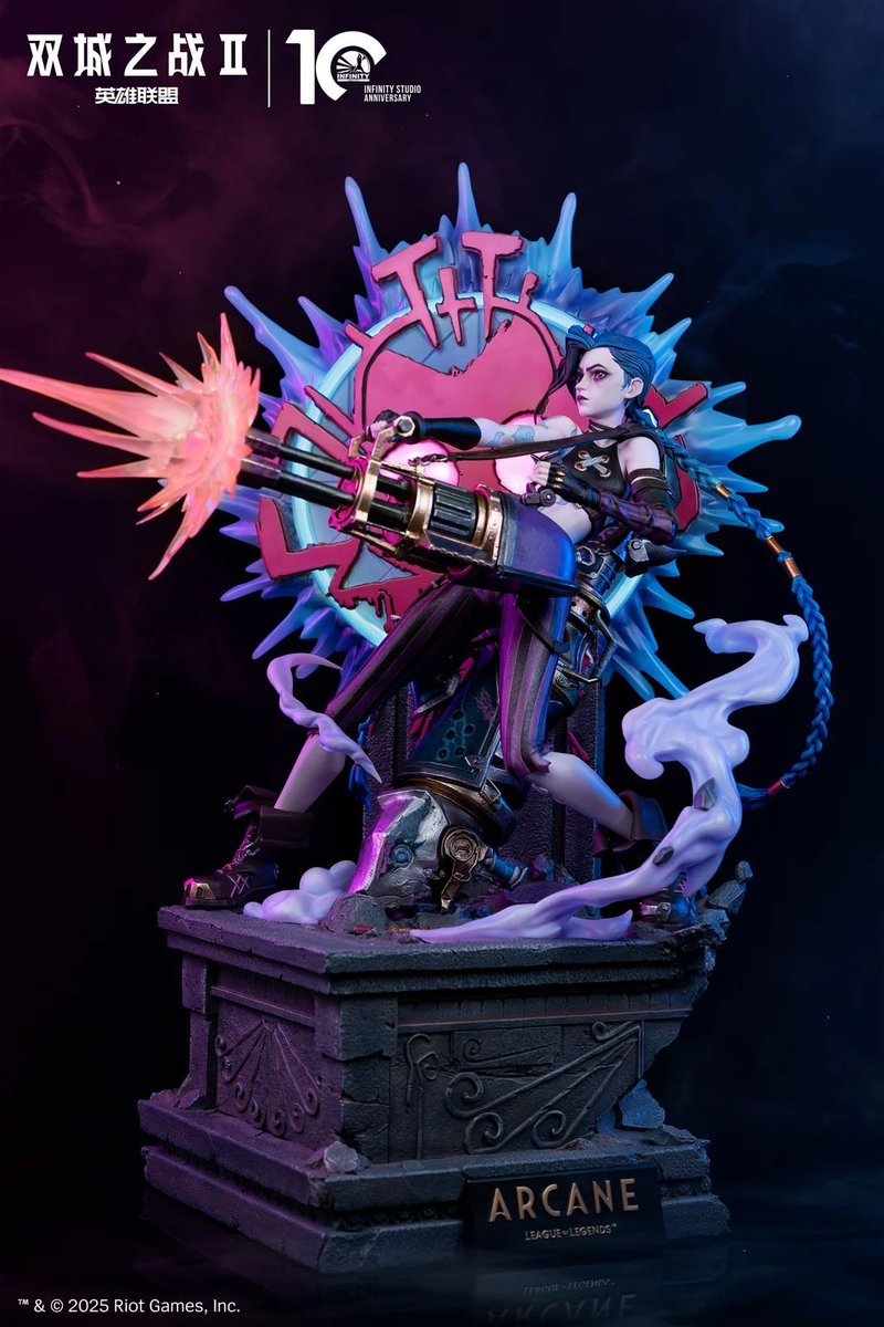 1/4 Scale Jinx with LED by Infinity Studios is now available for pre-order !

#LeagueofLegends #LeagueofLegendsFigure #LeagueofLegendsStatue #LeagueofLegendsJinx #Jinx #JinxFigure #JinxStatue

buff.ly/2LIjsPb