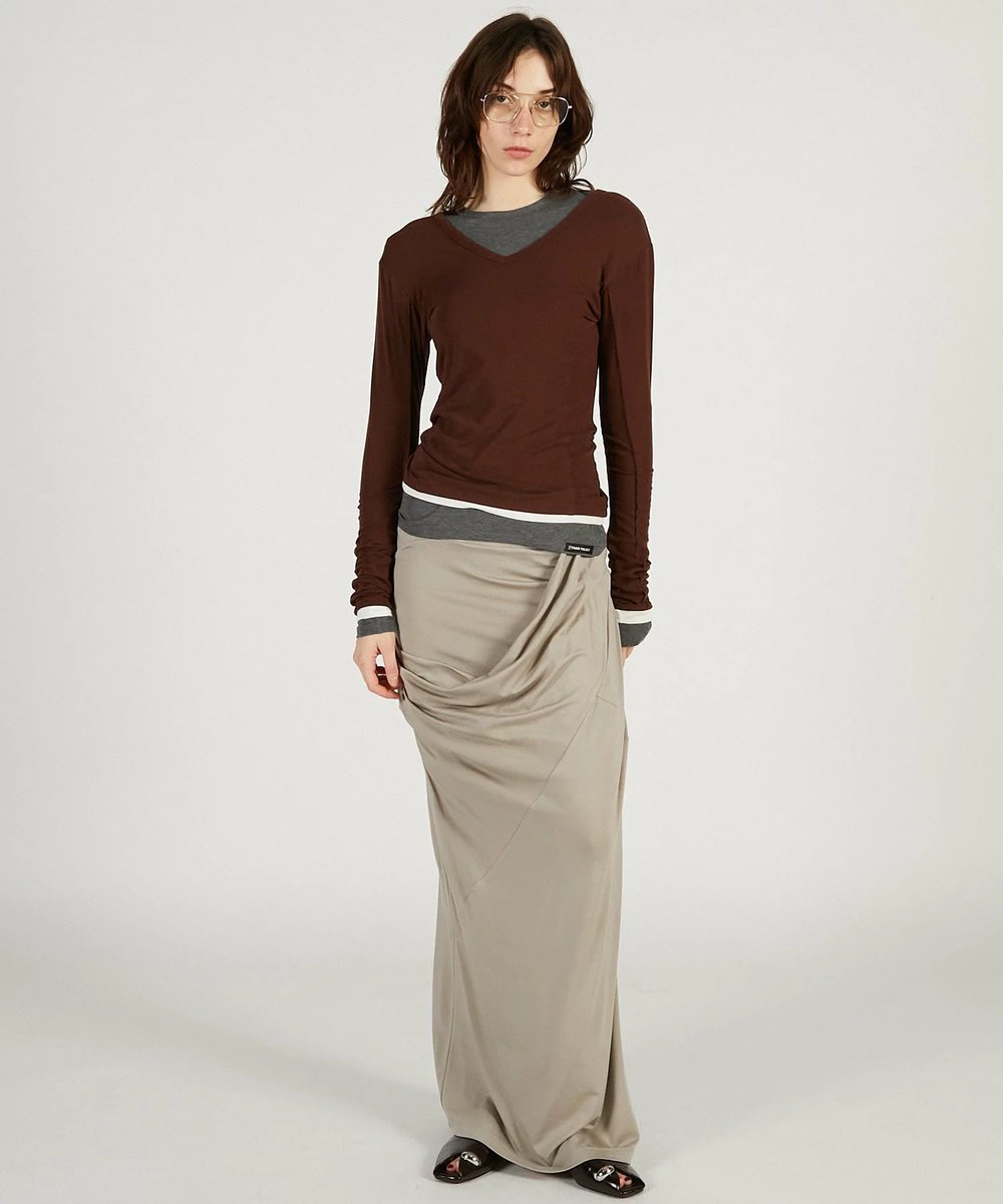 【美品】PRANK PROJECT レイヤード　トップス PRANK PROJECT｜ツイストレイヤードトップ / Twist Layered Top