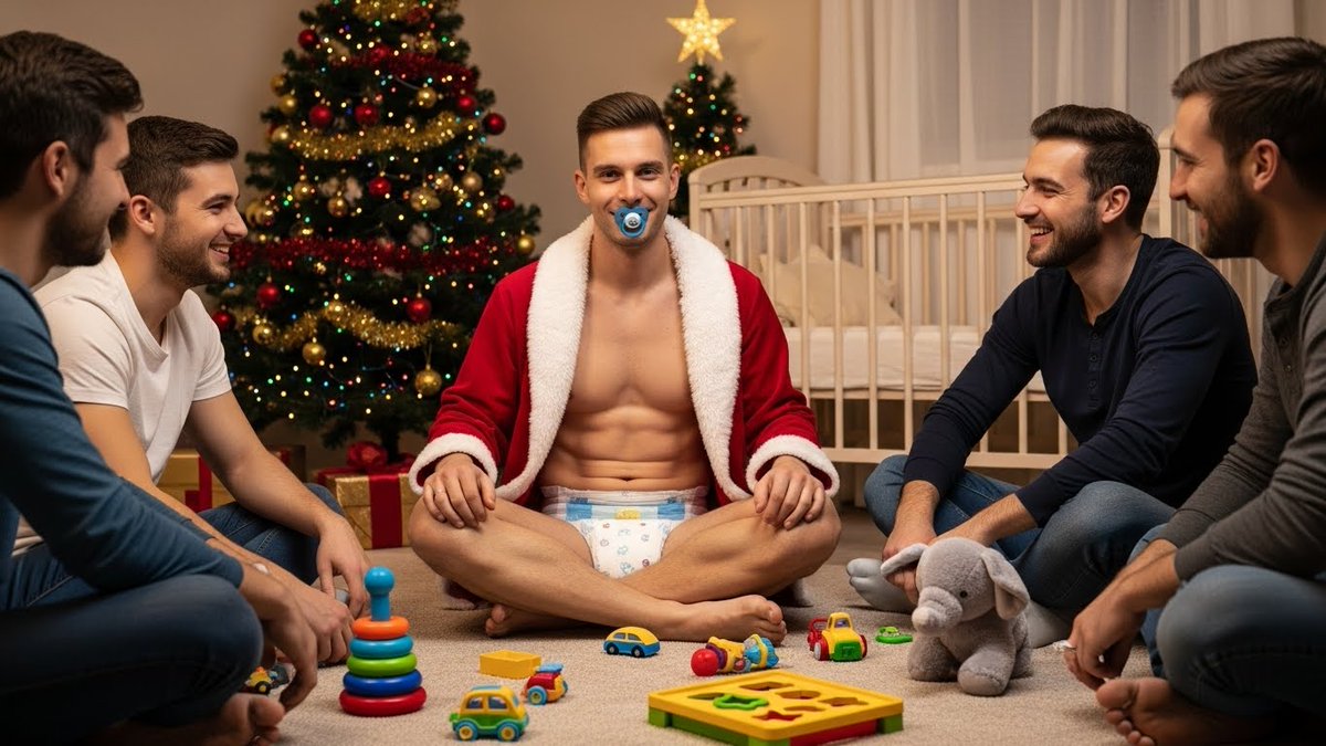 diaperai1987's tweet photo. Merry Christmas, awesome X followers! Thanks for laughs & likes—best playdate ever!All mischief, zero adulting this holiday! Love,
Diapered Santa #BigBabyChristmas #SantaNeedsANap #DiaperDutyHoliday #PlaytimeWithDaddy #PacifierAndPresents #NaughtyListNursery #AdultingOnPause https://t.co/NWkCHIh11i