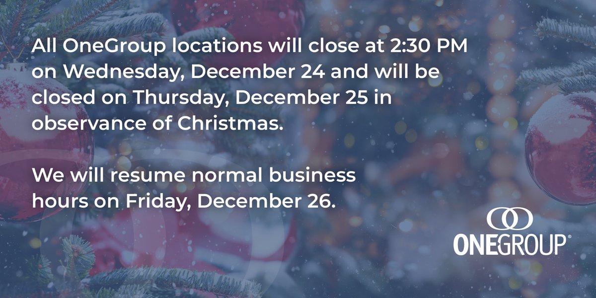 OneGroup tweet media