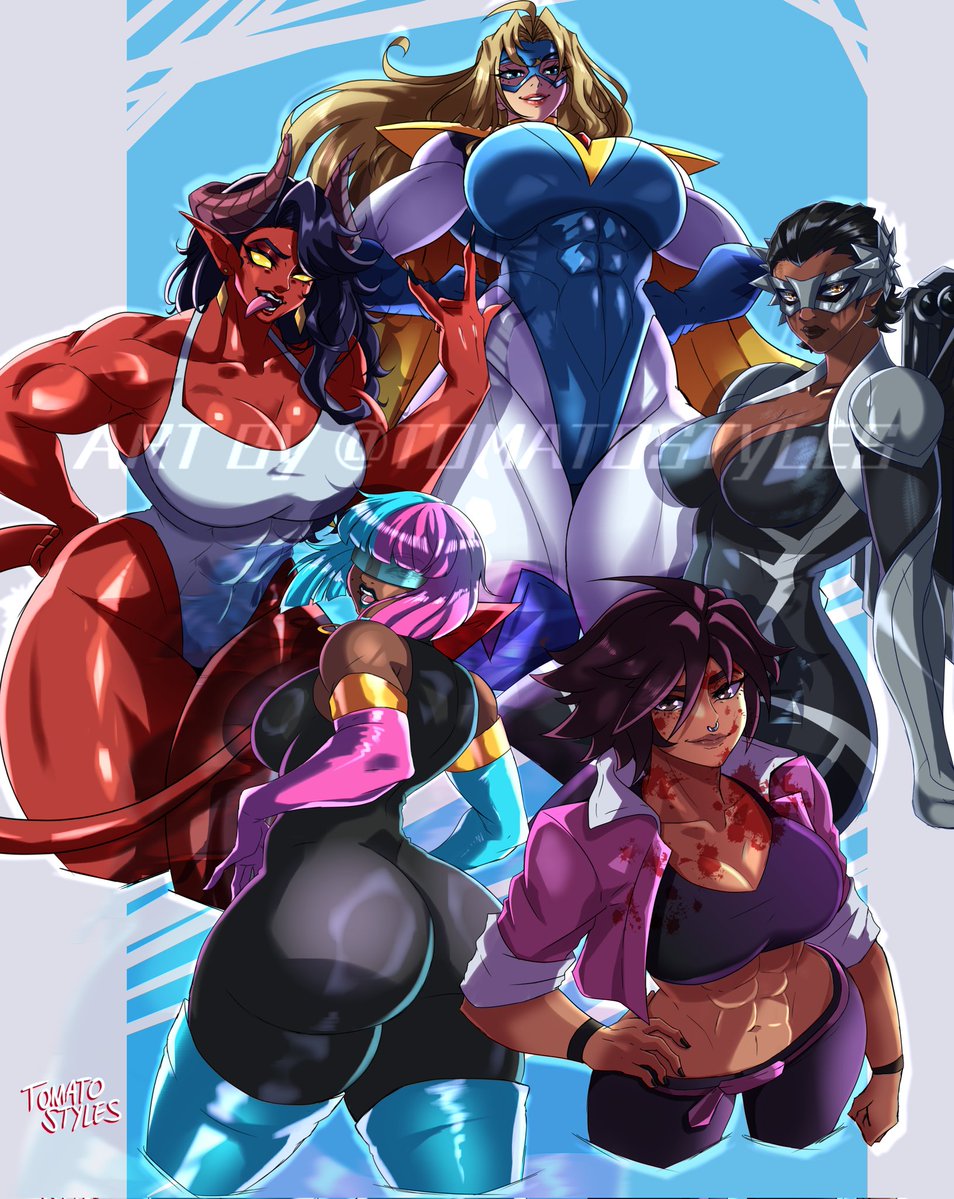 The Dispatch girls!🗿
All solo version below!

#dispatch #dispatchfanart