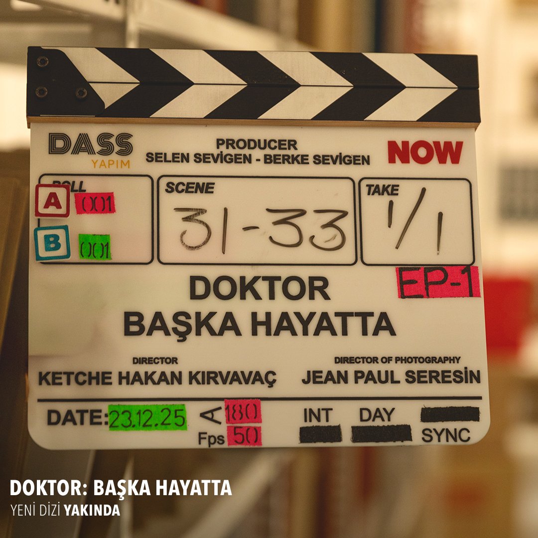 "Doktor Başka Hayatta" dizisinin çekimleri başladı. 

Senaristliğini Pınar Bulut ve Onur Koralp'ın üstlendiği dizinin kadrosunda İbrahim Çelikkol, Sıla Türkoğlu, Bertan Asllani, Eylül Tumbar ve Şebnem Hassanisoughi gibi isimler yer alıyor.