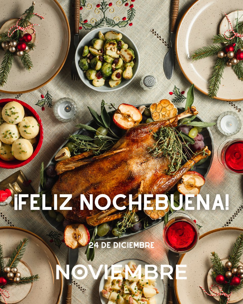 Esta noche se llena la mesa, el alma… ¡y los corazones! 💫❤️
En Nochebuena, cada bocado tiene una historia, y cada historia sabe mejor con un toque de AOVE Noviembre 🫒✨
¡Feliz Nochebuena, familia! 🎄

#AOVENoviembre #Nochebuena2025