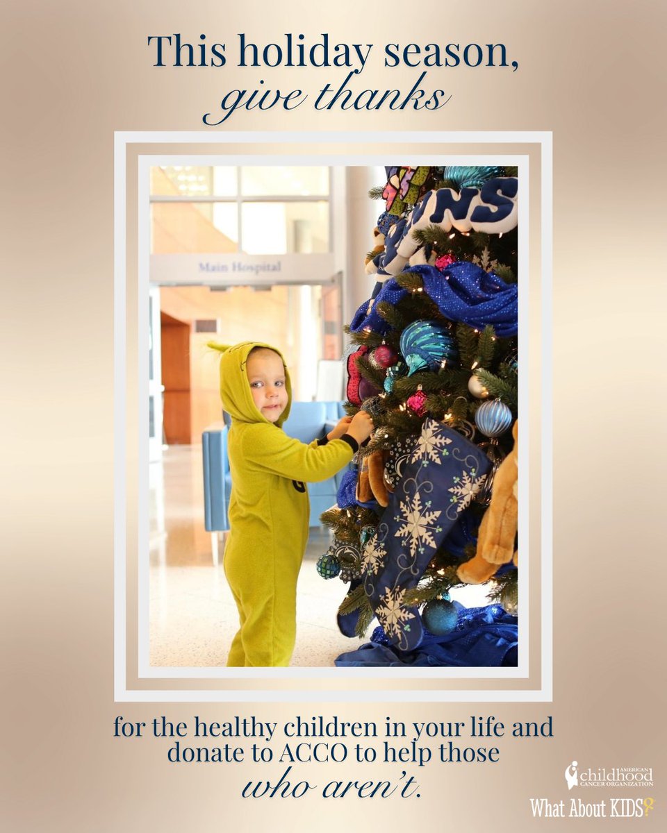 American Childhood Cancer Organization tweet media