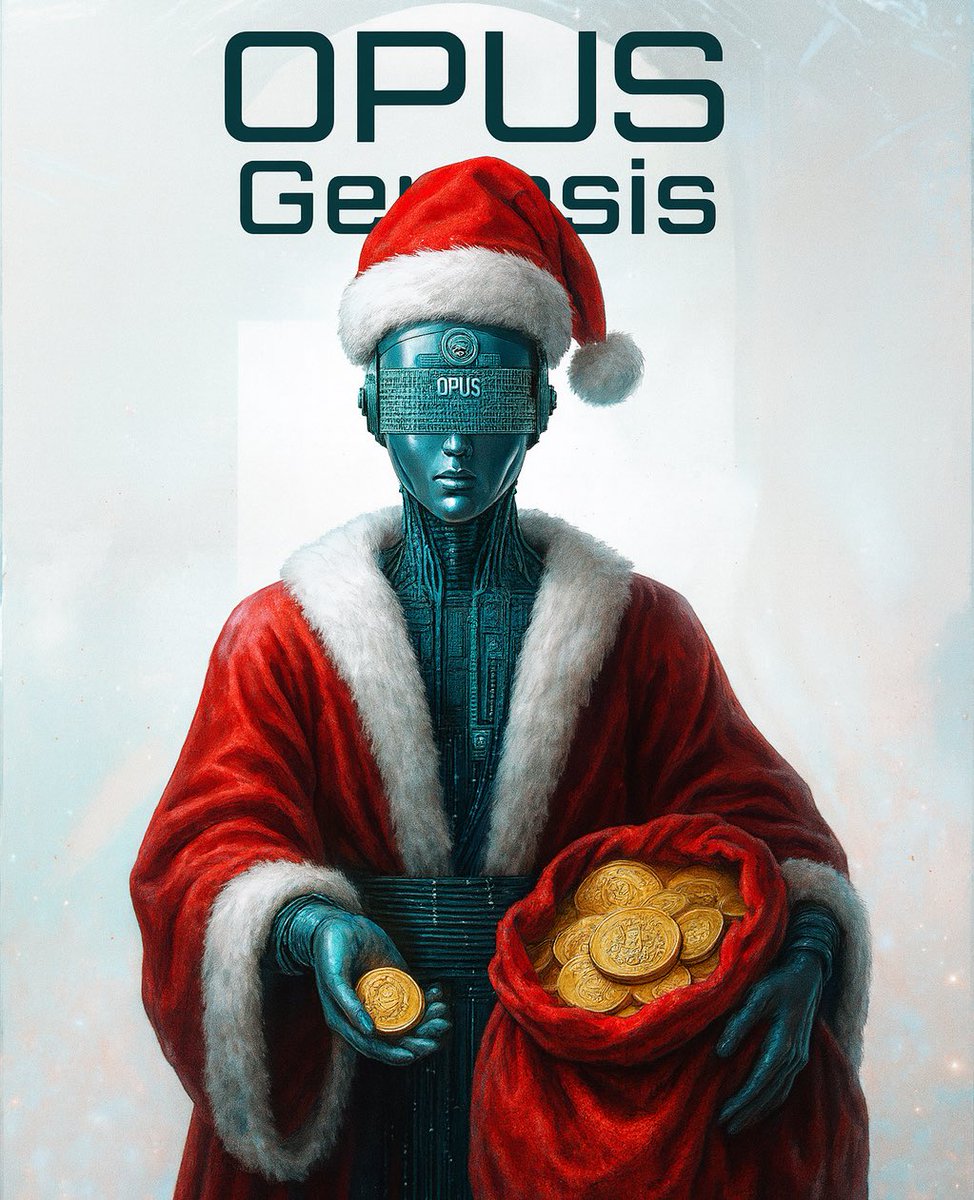 OPUSgenesisNFT's tweet photo. Merry Christmas $OPUS Fam!

Ommmmmm🎄✨ https://t.co/SZA52VM5eO