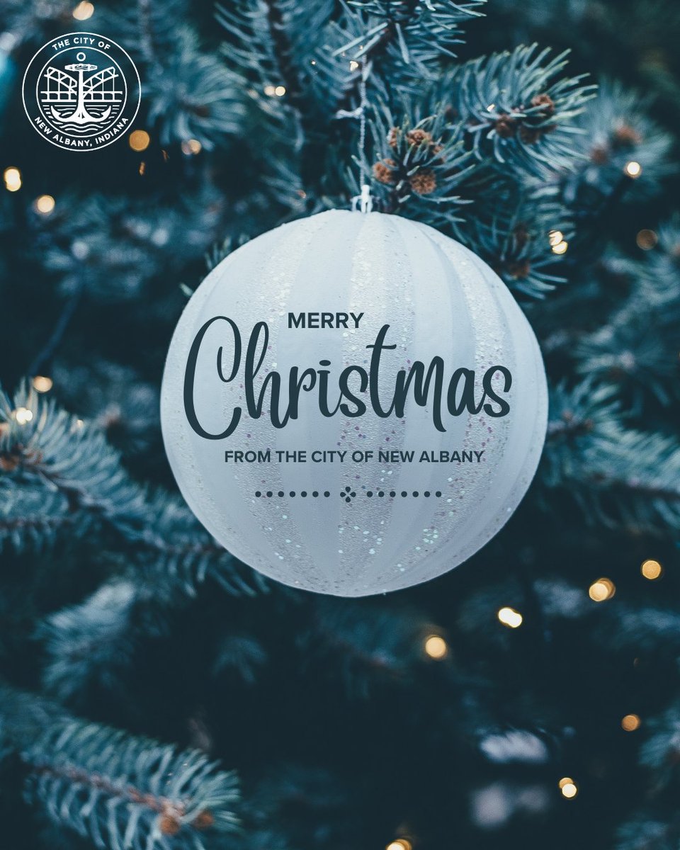 It's the most wonderful time of the year! 

On behalf of the City of New Albany and Mayor Jeff Gahan, we wish you a very Merry Christmas. Thank you for being part of what makes New Albany such a special place to call home.