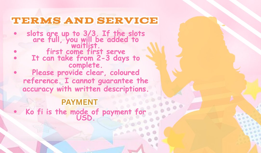 After a while of being in haitus... My Commissions are now officially OPEN! 
⭐ Dm to avail
⭐ Re-post are most appriciated!!
🌕(Samples are in my profile)🌕

#artcommision #artcommunity #artistoftwitter #artmoots #RoyaleHigh #roblox #ibispaint #ROBLOX #ROYALEHIGH