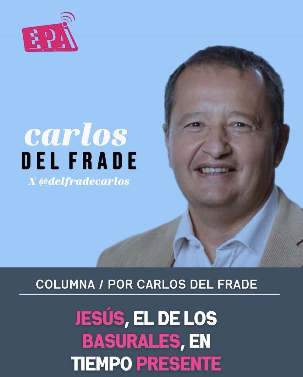 Por <a href="/delfradecarlos/">Carlos del Frade</a> 
✍🏼Columna: esxaca.com.ar/jesus-el-de-lo…